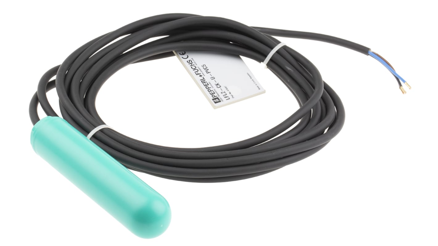 Pepperl + Fuchs Horizontal Polypropylene Float Switch, Float, 5m Cable, Direct Load