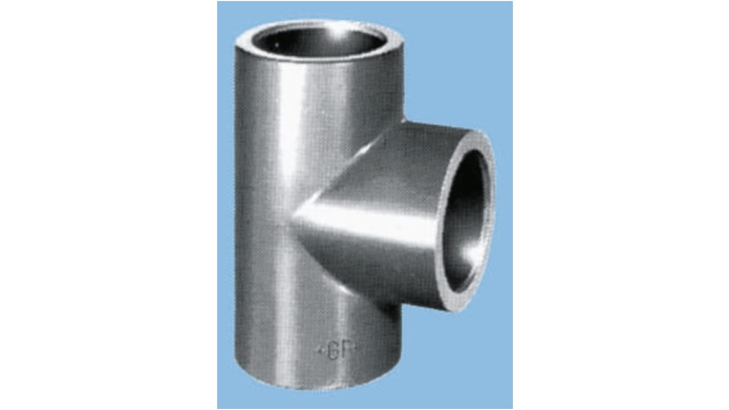 Georg Fischer 90° Tee PVC Pipe Fitting, 40mm