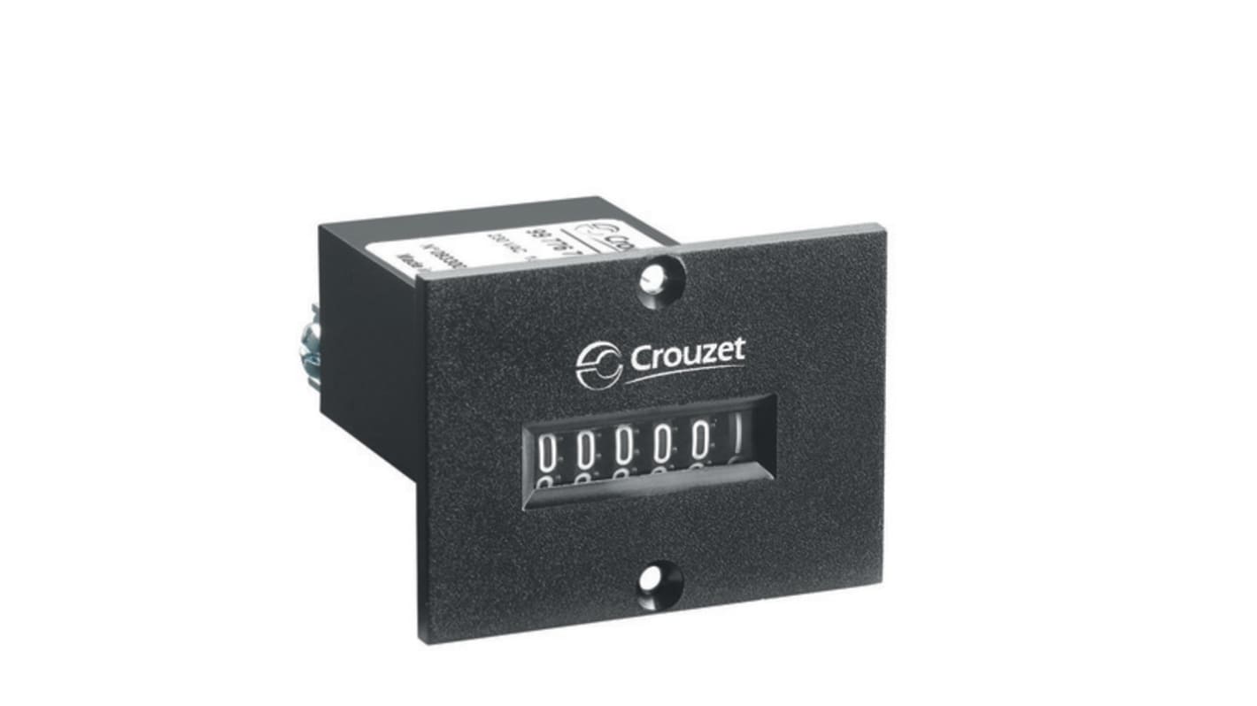 Crouzet Counter, 6 Digit, 18Hz, 48 V