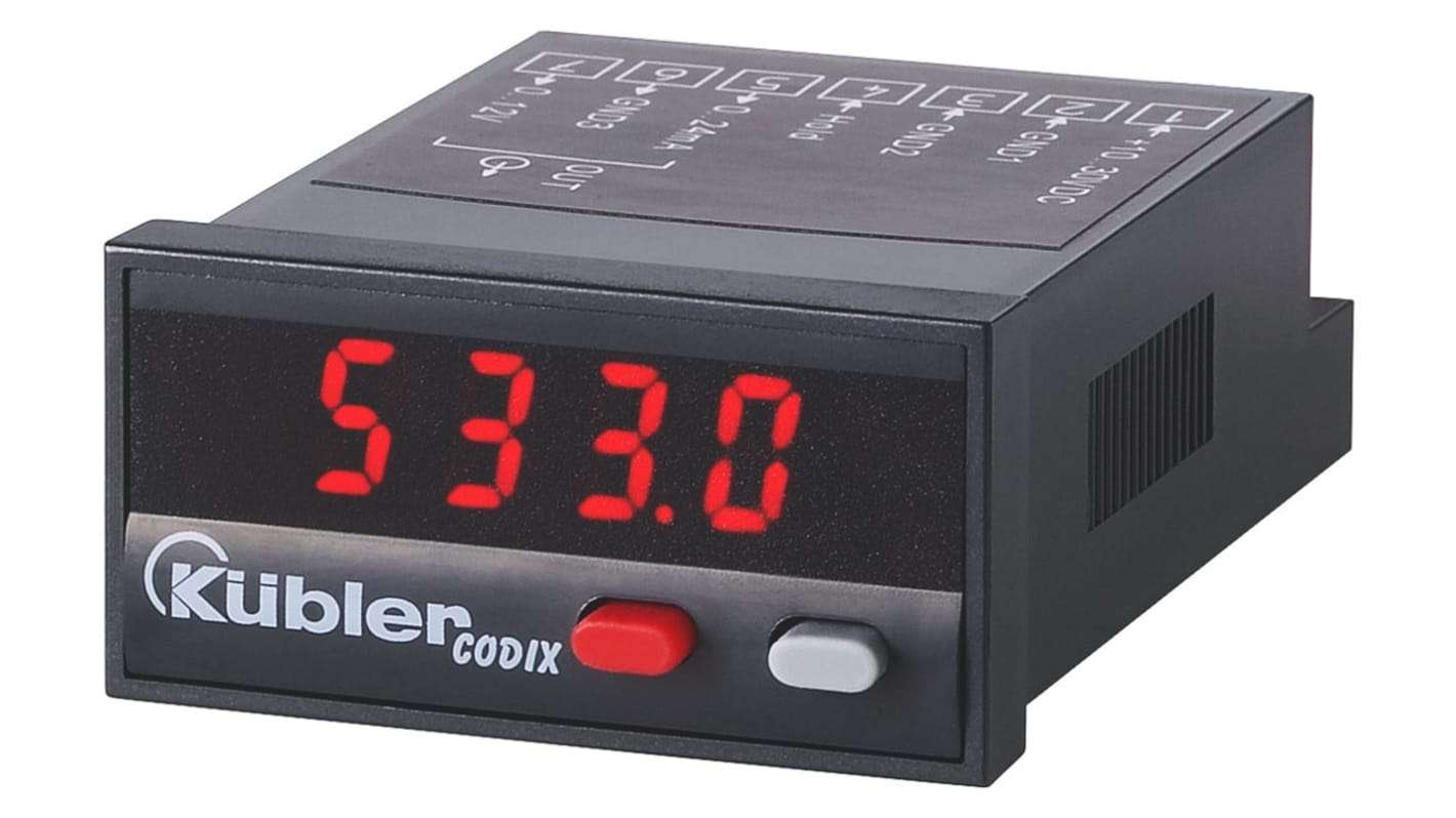Kübler CODIX 533 On/Off Temperature Controller, 48 x 24mm, 10 → 30 V dc Supply Voltage