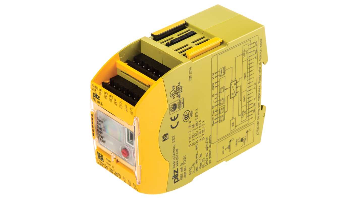 Pilz PNOZmulti Mini Series Safety Controller, 12 Safety Inputs, 4 Safety Outputs, 24 V dc