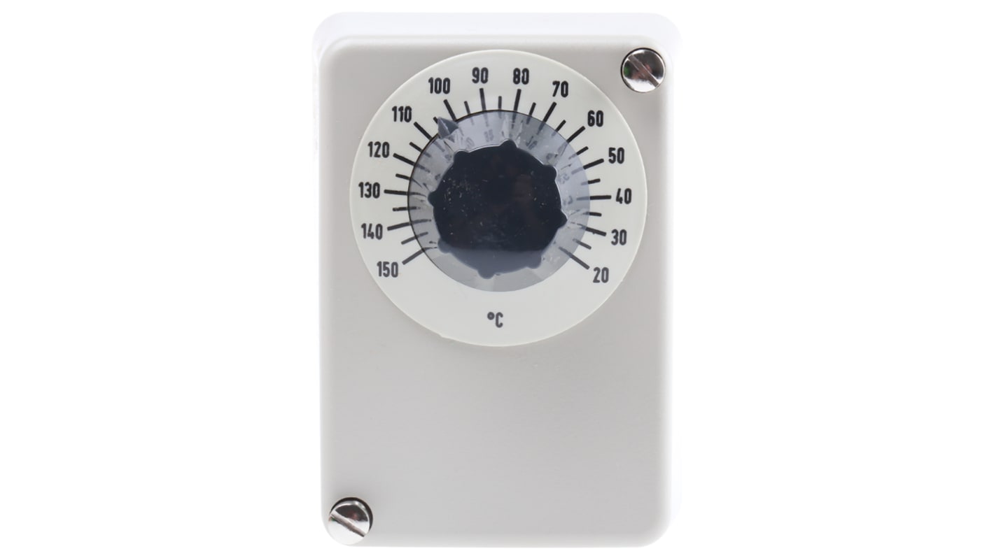 Jumo Capillary Thermostat, +150°C Max, SPST, Manual Reset, Surface Mount