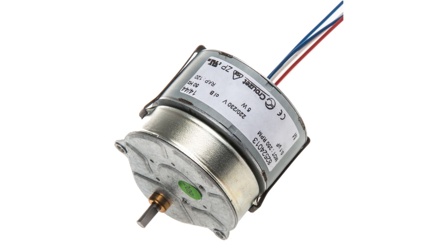 Crouzet Reversible Synchronous Geared AC Geared Motor, 3.5 W, 230 → 240 V