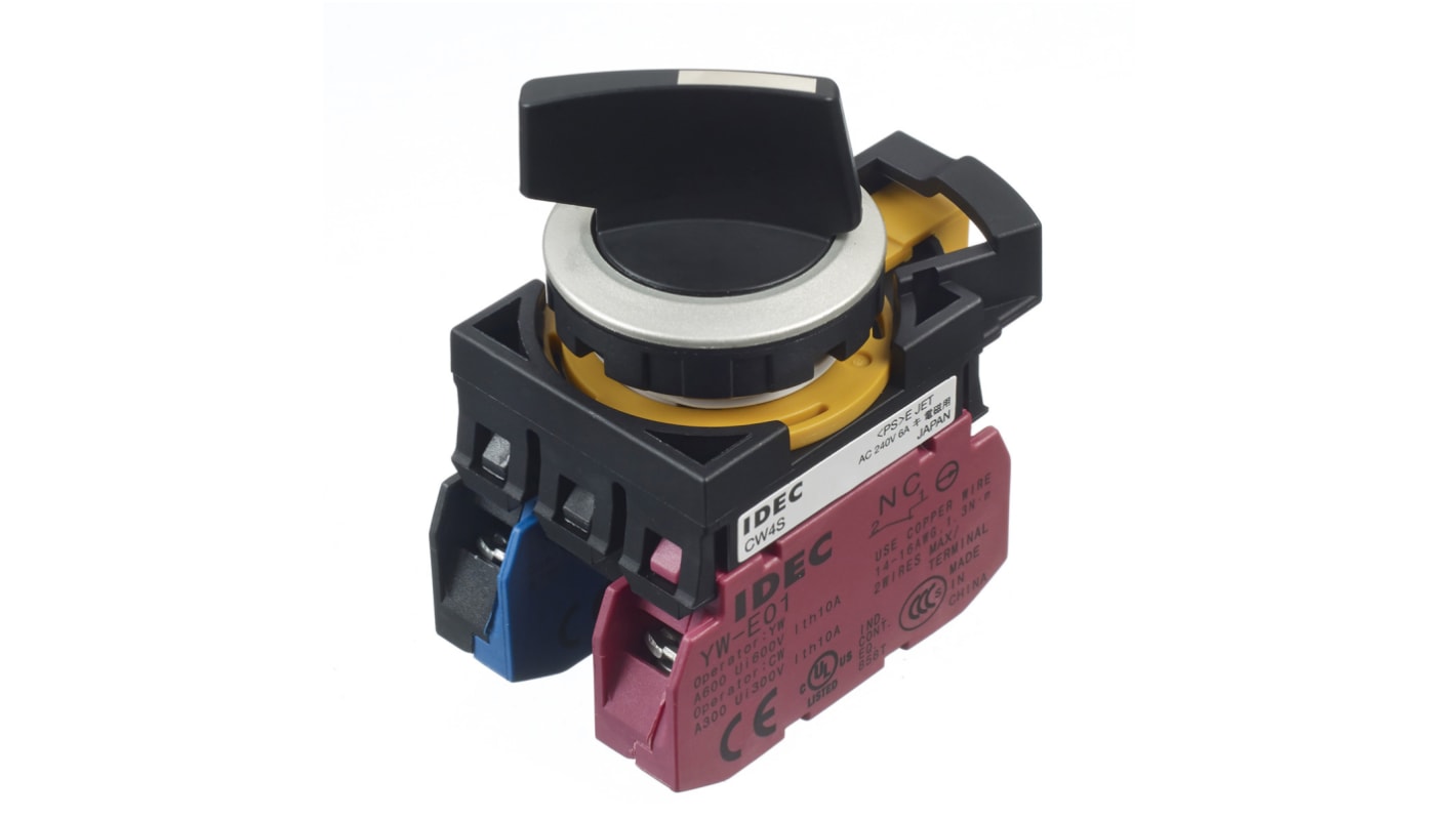 Idec 2 Position Selector Switch - (SPDT) 22mm Cutout Diameter