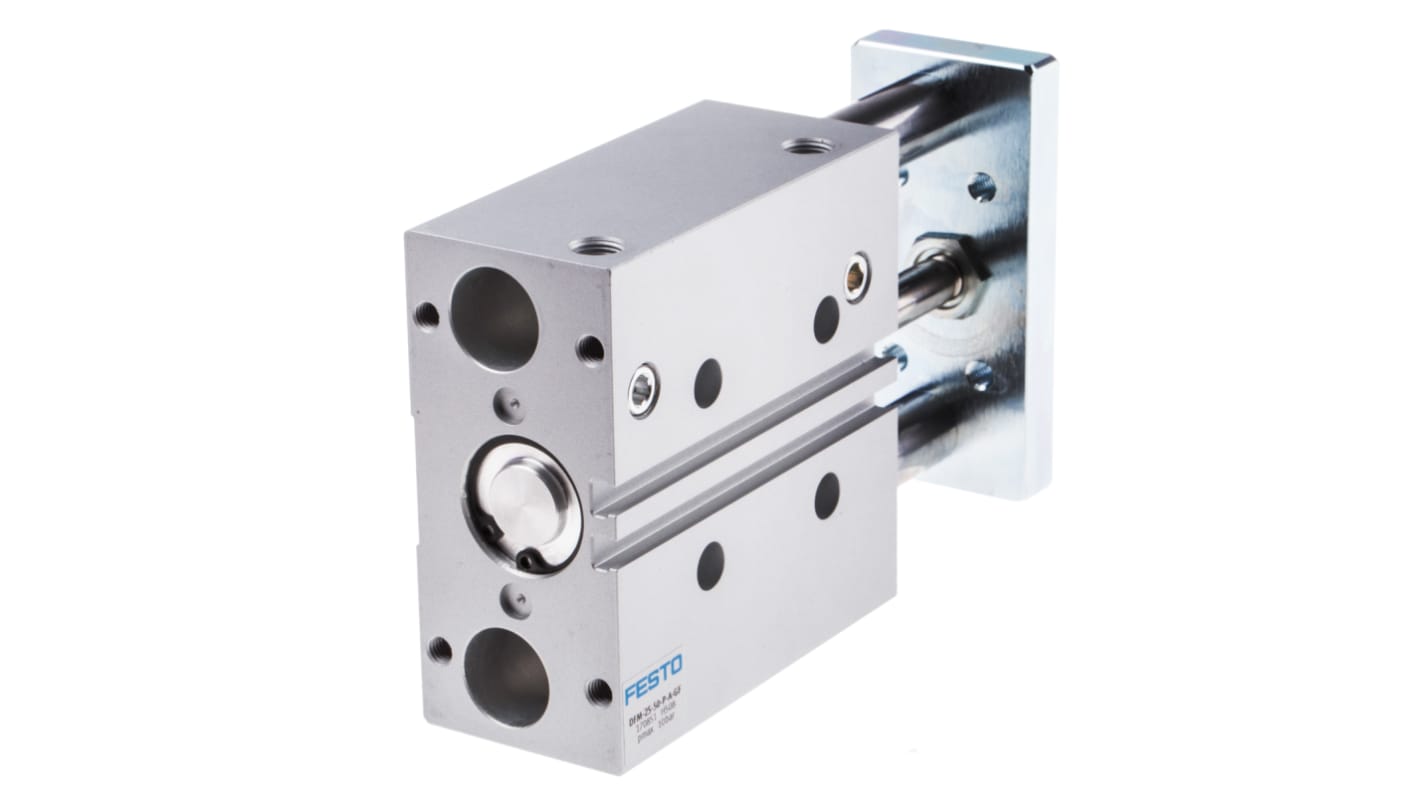 Festo Pneumatic Guided Cylinder - 170851, 25mm Bore, 50mm Stroke, DFM Series, Double Acting