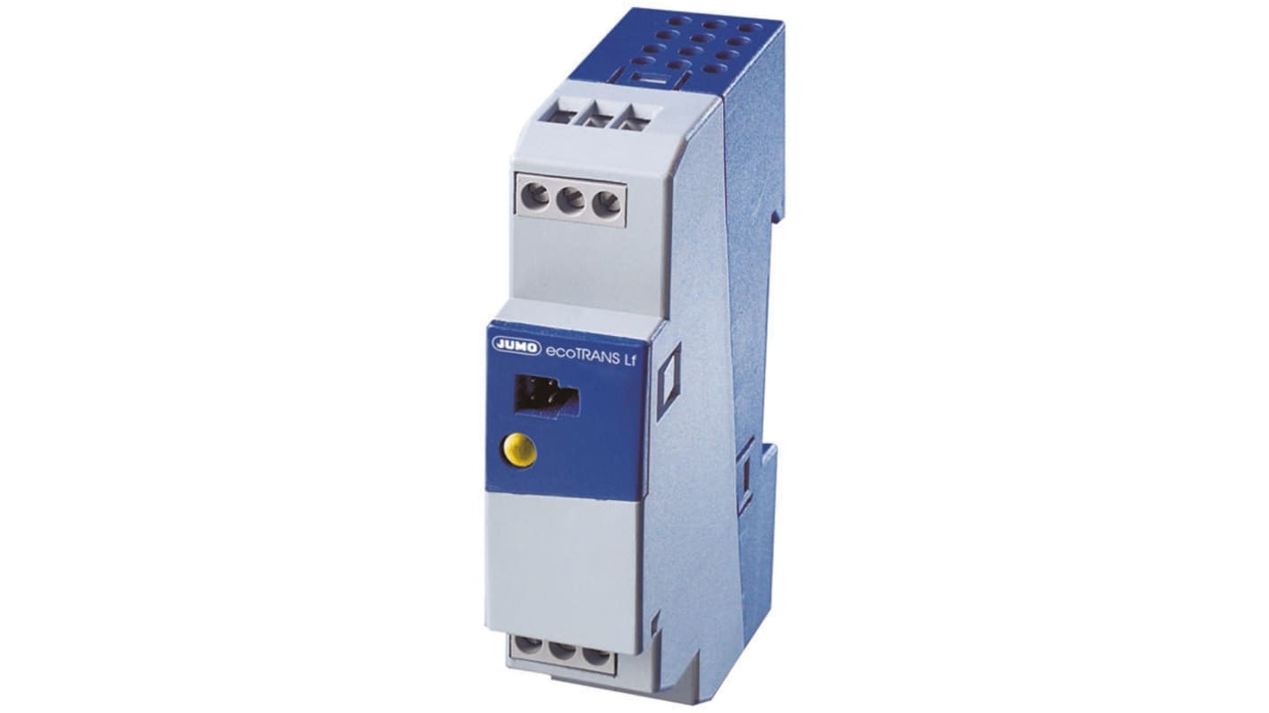Jumo ecoTRANS Series Signal Conditioner, 24V dc, Conductivity, Temperature Input, Current, Voltage Output
