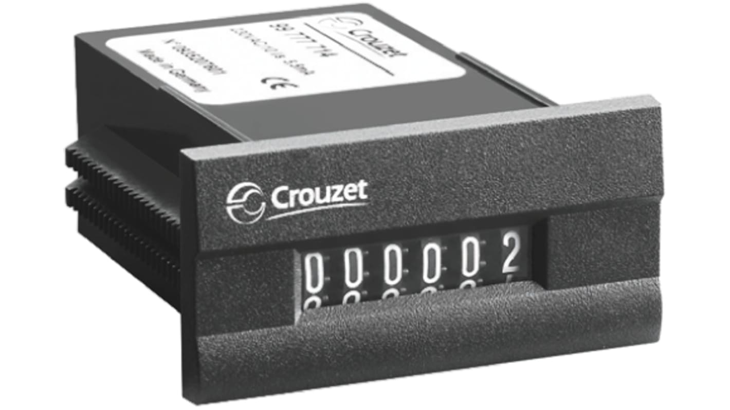 Crouzet CIM24 Counter, 6 Digit, 24 V ac