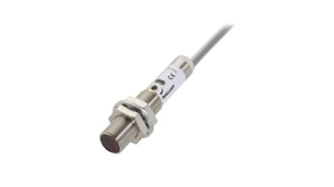 BALLUFF Retroreflective Photoelectric Sensor, Barrel Sensor, 3 m Detection Range