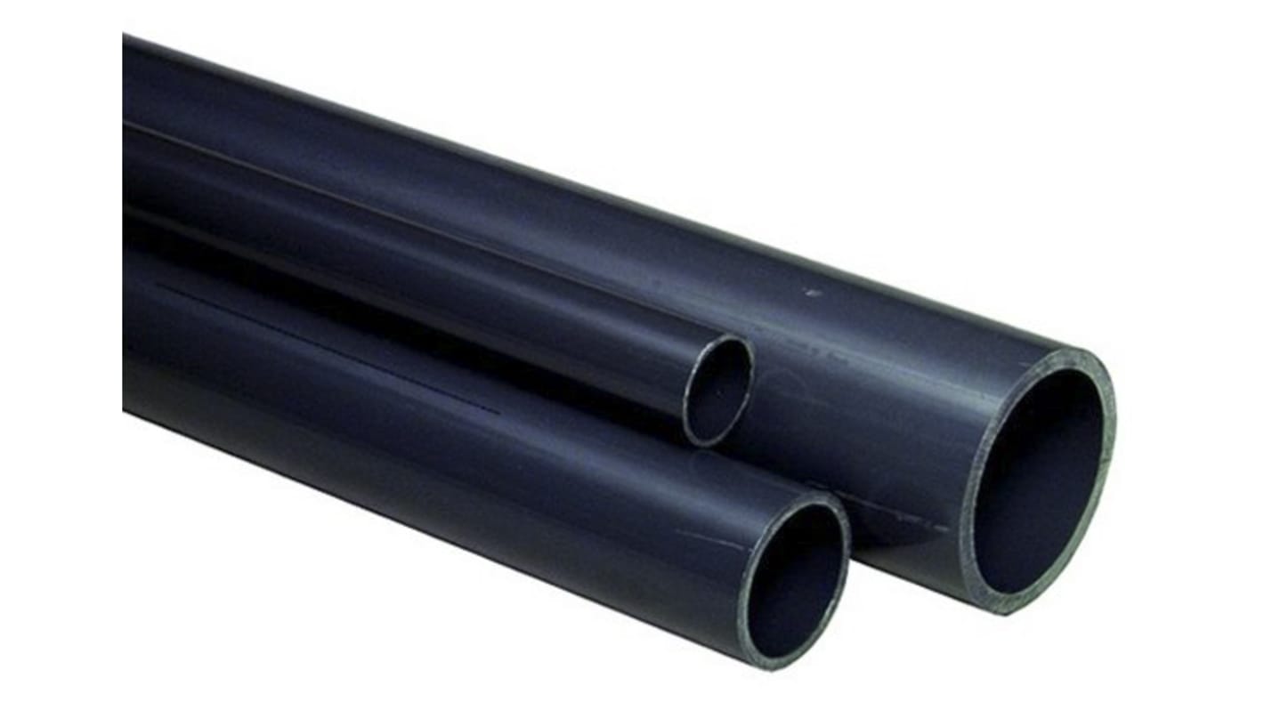 Georg Fischer PVC Pipe, 2m long x 17mm OD, 1.9mm Wall Thickness