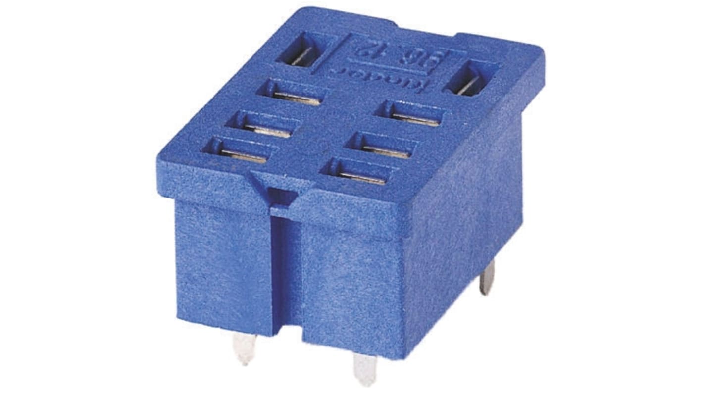 Finder 96 Relay Socket for use with 56.32, PCB Mount, 250V ac
