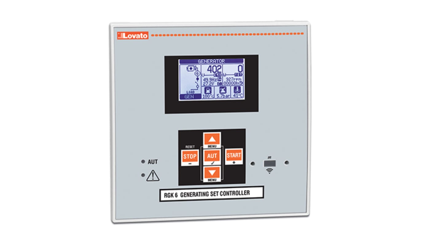 Lovato LCD Digital Panel Multi-Function Meter for Frequency, TRMS Current, TRMS Voltage, 144mm x 144mm