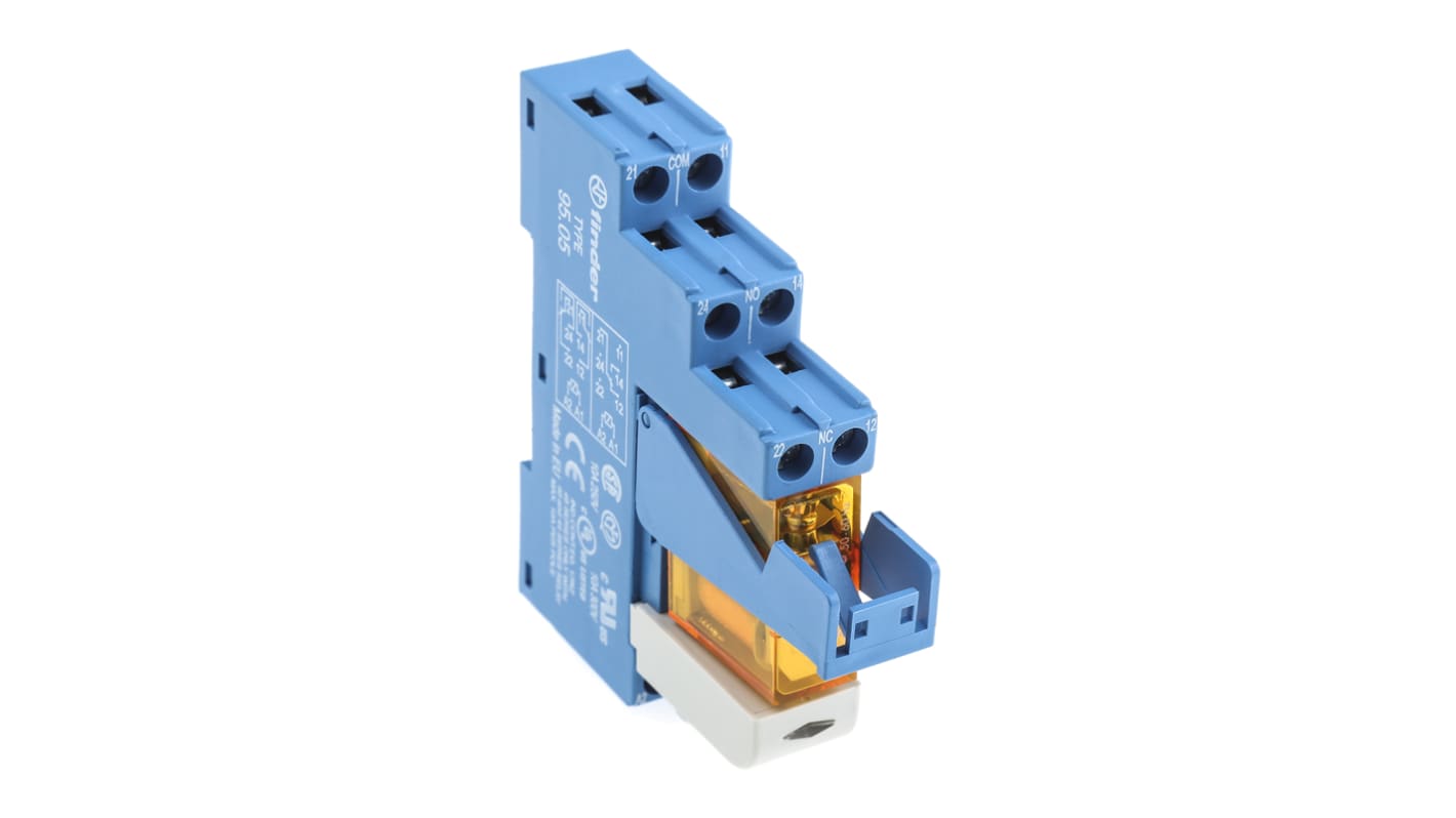 Finder  DIN Rail Mount Interface Relay, 230V ac Coil, 16A Load Current, SPDT
