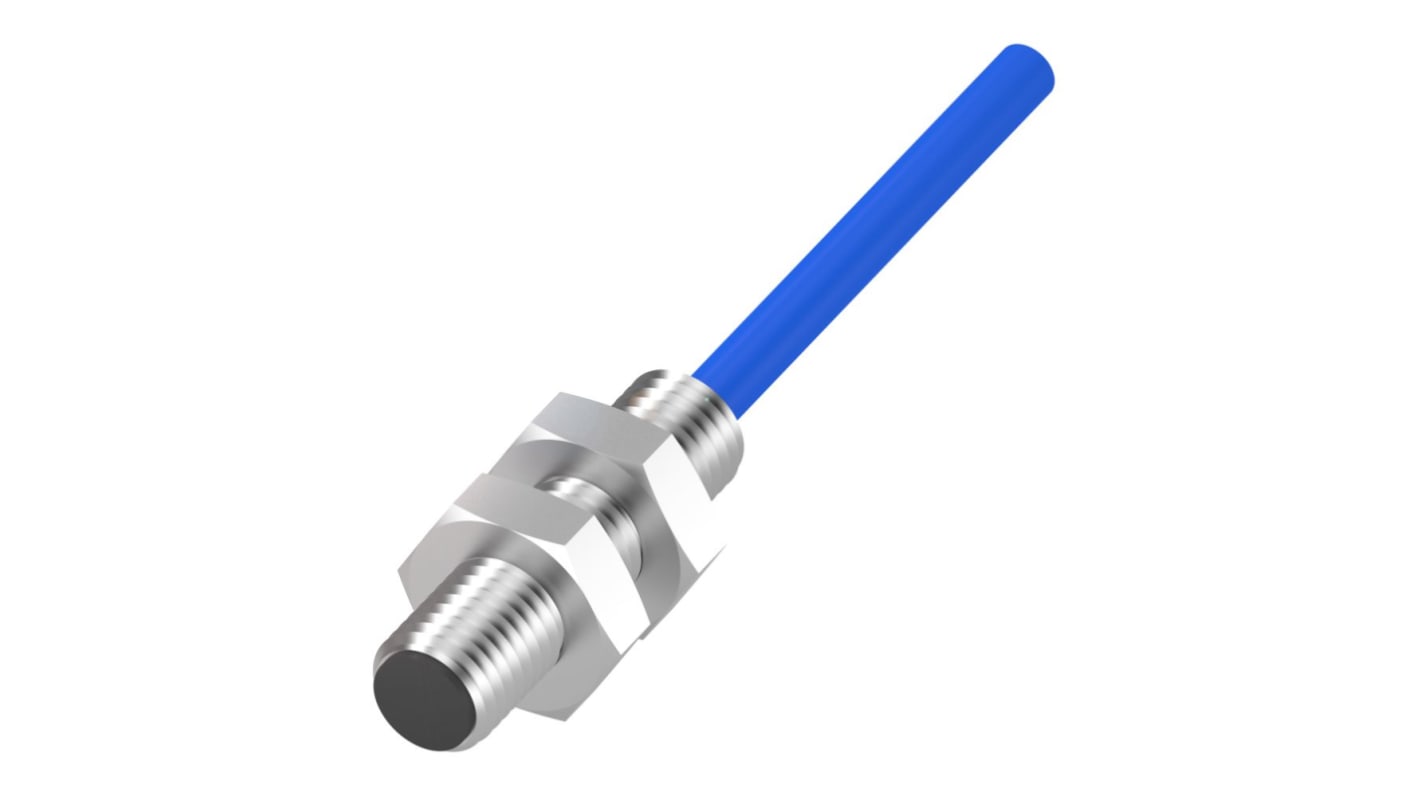 BALLUFF BES Series Inductive Barrel-Style Inductive Proximity Sensor, M8 x 1, 1mm Detection, NAMUR Output, 7.7 →