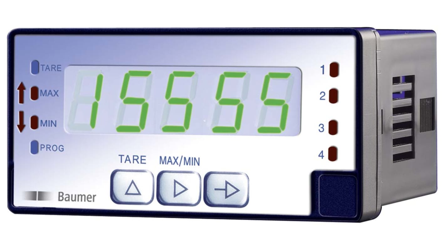 Baumer PA418 LED Digital Panel Multi-Function Meter, 48mm x 96mm