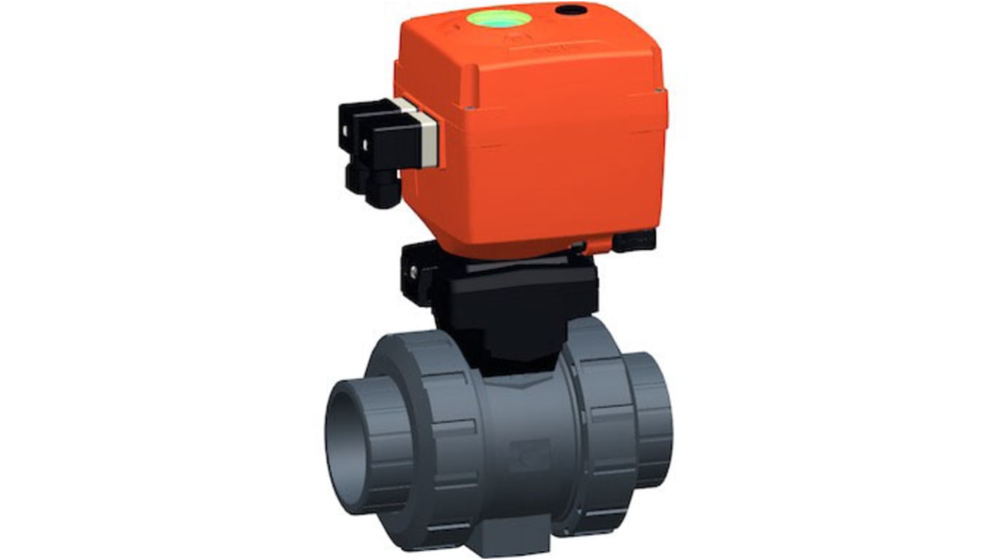 Georg Fischer 230 V Motorised Valve, Ball Valve type , 1in Pipe Size, 10 bar