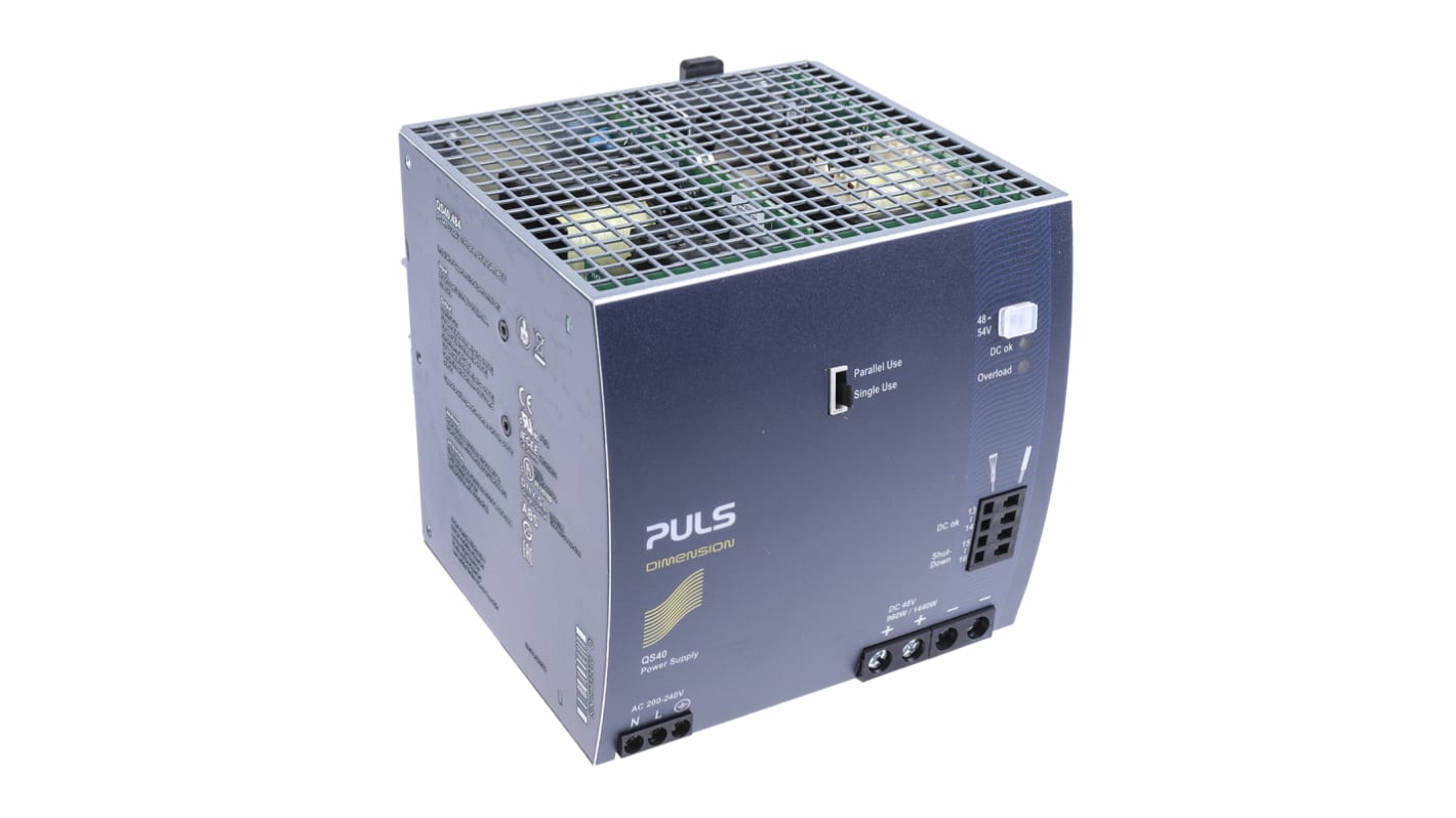 PULS DIMENSION Q Switch Mode DIN Rail Power Supply, 100 → 240V ac ac Input, 48V dc dc Output, 20A Output, 960W