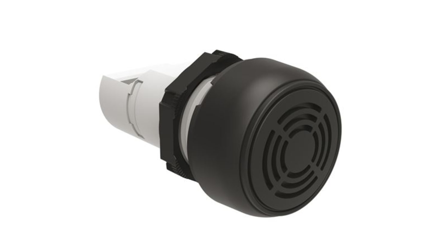 Lovato LPCZS Series Black Buzzer, 9 → 15 V ac/dc, 90dB at 1 Metre, IP40