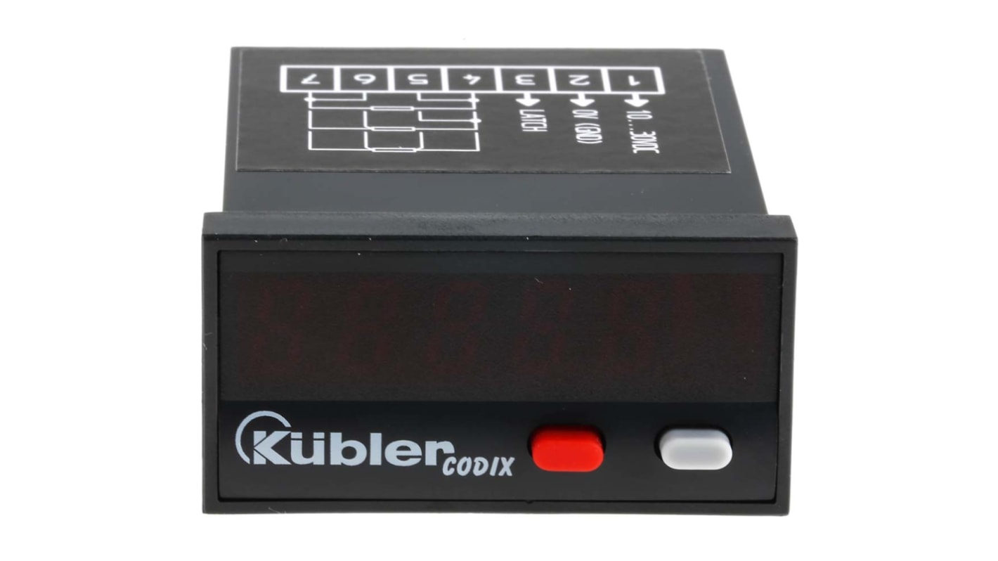 Kübler CODIX 531 Temperature Indicator, 48 x 24 (1/32 DIN)mm, 10 → 30 V dc Supply Voltage