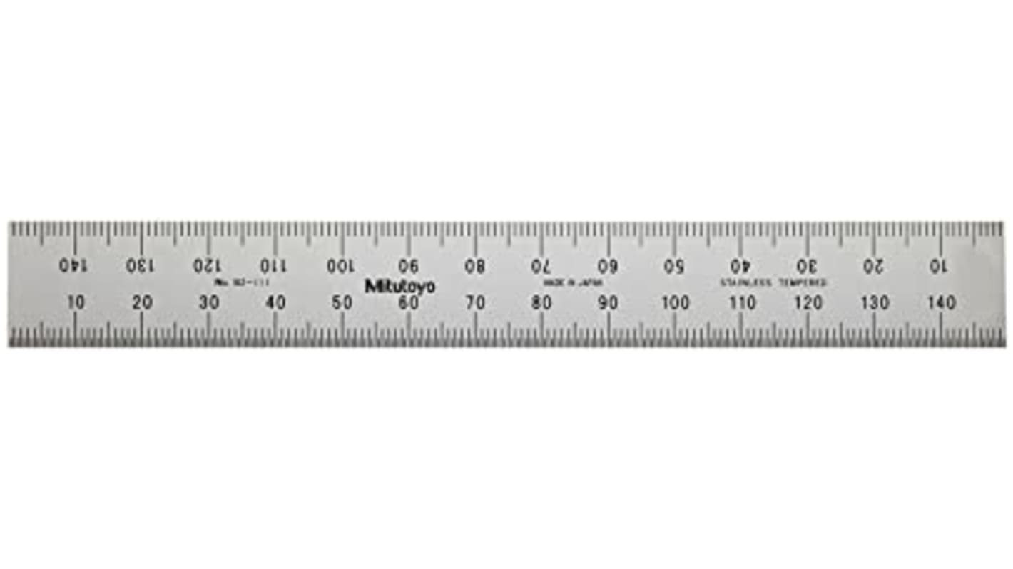 Mitutoyo 150mm Steel Metric Ruler