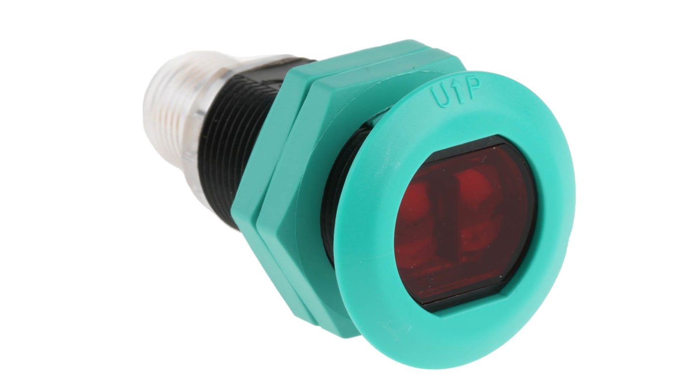 Pepperl + Fuchs Diffuse Photoelectric Sensor, Barrel Sensor, 450 mm Detection Range