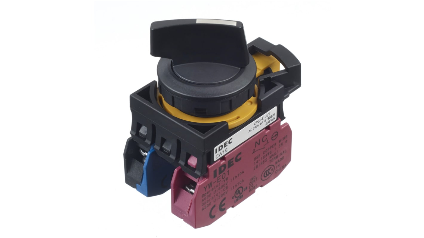 Idec 2 Position Selector Switch - (SPDT) 22mm Cutout Diameter