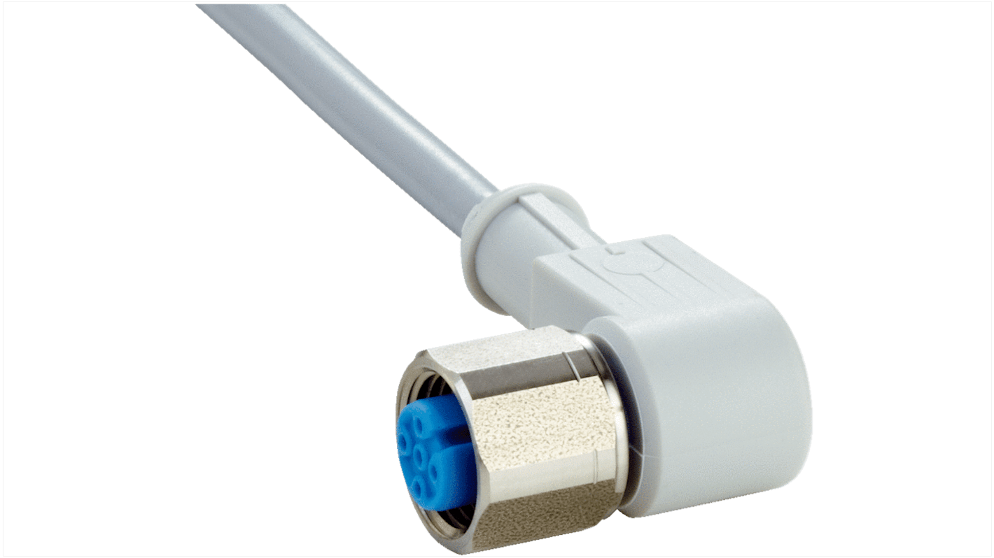 Female 4 way M12 to Unterminated Sensor Actuator Cable, 2m