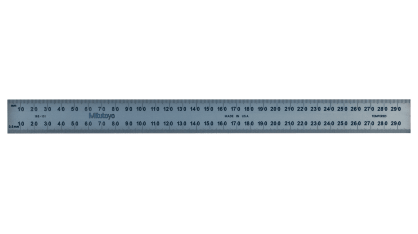 Mitutoyo 300mm Steel Metric Ruler