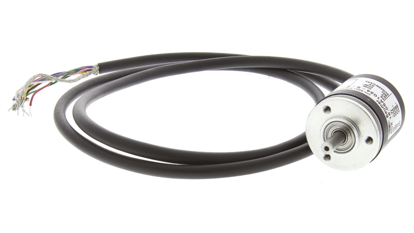 Baumer BDK Series Optical Incremental Encoder, 1024 ppr, RS422, TTL Signal, Solid Type, 5mm Shaft