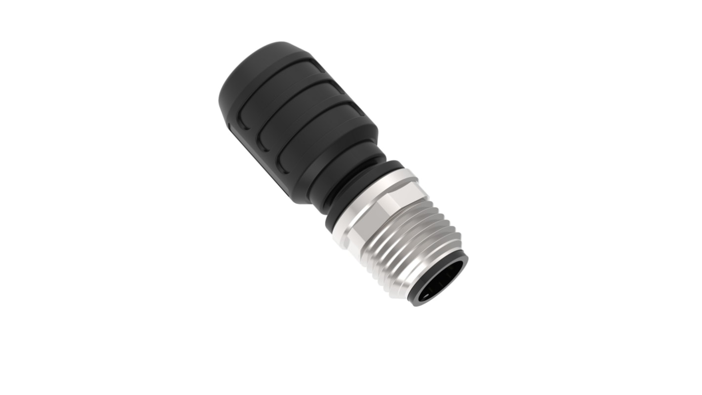 Banner 75Ω Threaded Entry M12 Plug RF Terminator, Thread Mount