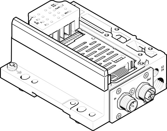 Electrical interface VMPA-ASI-EPL-E-4E4A-Z