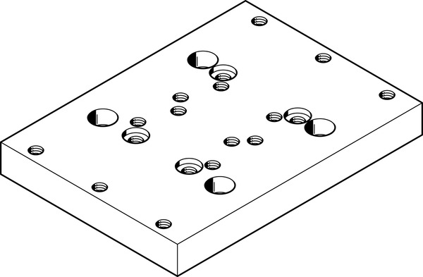Adapter plate kit HAPB-20/25