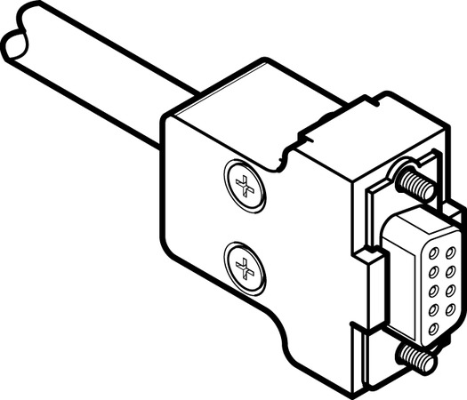 Connecting cable KMP6-09P-8-10