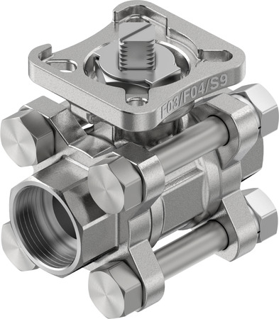Ball valve VZBE-1/2-WA-63-T-2-F0304-V15V15
