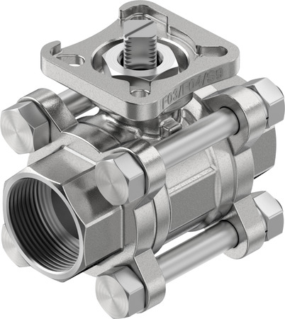 Ball valve VZBE-3/4-WA-63-T-2-F0304-V15V15