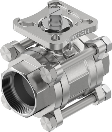 Ball valve VZBE-11/2-WA-63-T-2-F0507-V15V15