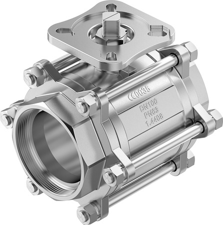 Ball valve VZBE-4-WA-63-T-2-F1012-V15V15