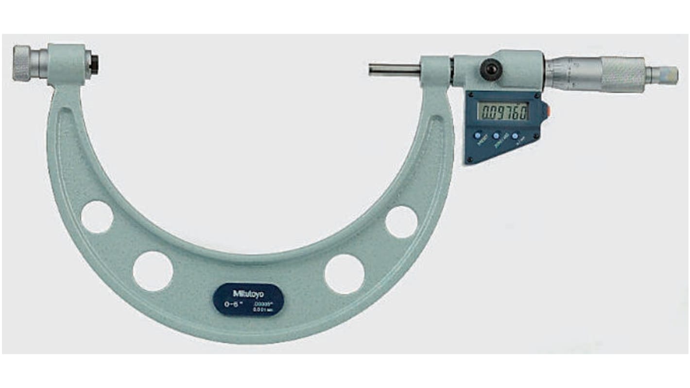 Mitutoyo 340-351-10 External Micrometer, Range 0 mm →152 mm